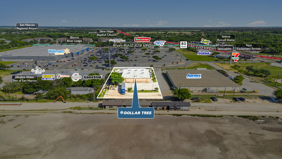 1021 Highway 80, San Marcos, TX for sale - Aerial - Image 3 of 5