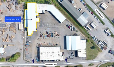 2075 S Belmont Ave, Indianapolis, IN - AERIAL map view