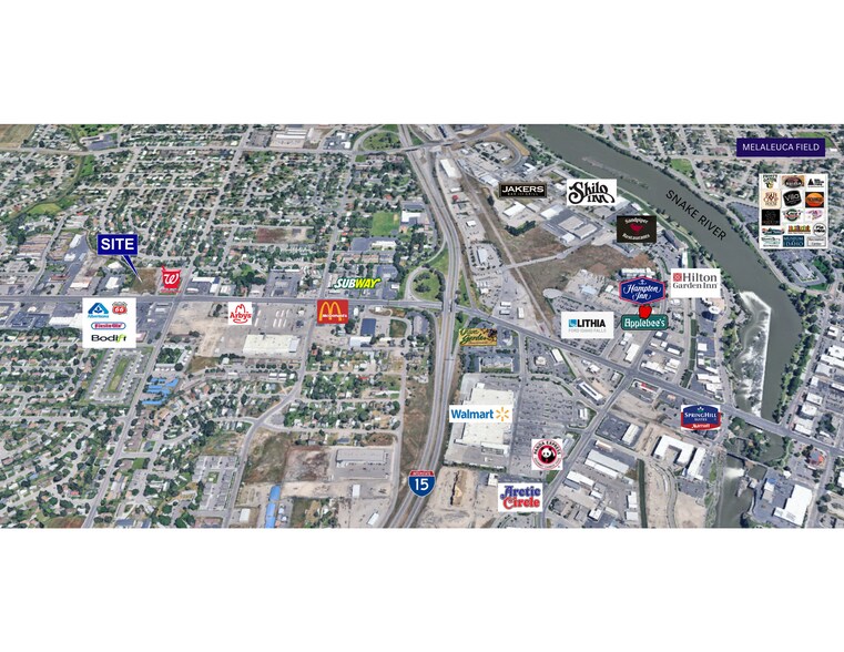 1610 W Broadway Ave, Idaho Falls, ID à vendre - Photo du bâtiment - Image 2 de 3