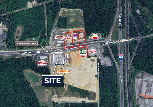 More details for 0 Ladysmith Rd, Ladysmith, VA - Retail for Lease
