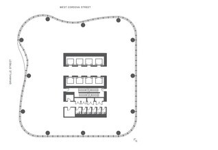 320 Granville St, Vancouver, BC à louer Plan d’étage- Image 1 de 3