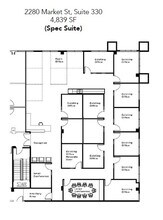 2280 Market St, Riverside, CA à louer Plan d  tage- Image 1 de 1