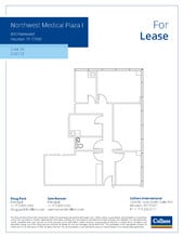 800 Peakwood Dr, Houston, TX à louer Plan d’étage- Image 1 de 1