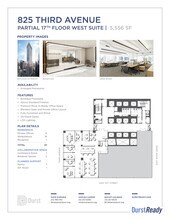 825 Third Ave, New York, NY for lease Interior Photo- Image 1 of 1