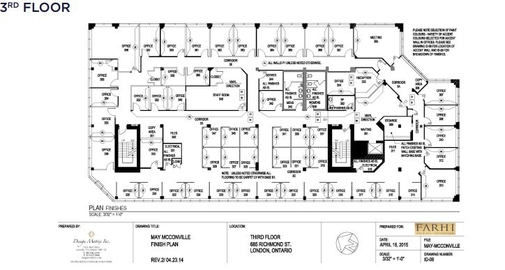 685 Richmond St, London, ON à louer Plan d’étage- Image 1 de 1