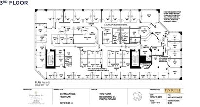 685 Richmond St, London, ON à louer Plan d’étage- Image 1 de 1