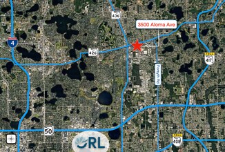 3500 Aloma Ave, Winter Park, FL - Aerial  map view