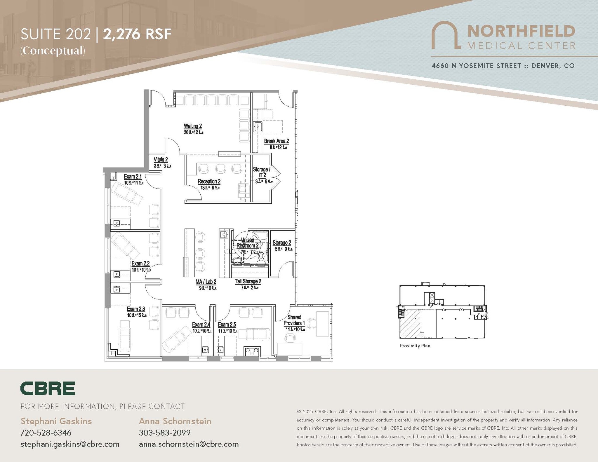 4660 N Yosemite St, Denver, CO à louer Plan d’étage- Image 1 de 1
