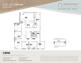 4660 N Yosemite St, Denver, CO à louer Plan d’étage- Image 1 de 1