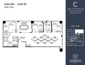 16415 Addison Rd, Addison, TX à louer Plan d’étage- Image 1 de 1