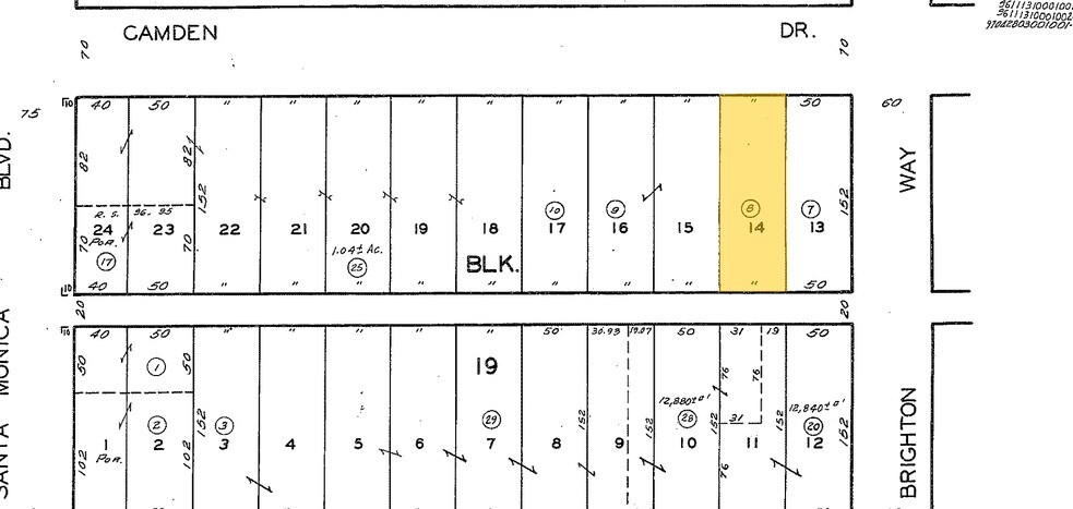 409 N Camden Dr, Beverly Hills, CA à vendre - Plan cadastral - Image 3 de 3