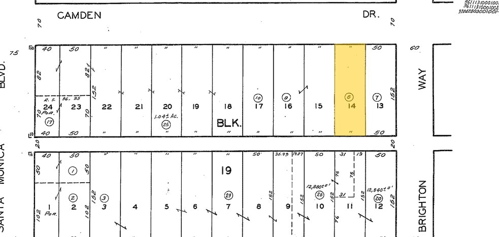 409 N Camden Dr, Beverly Hills, CA for sale - Plat Map - Image 3 of 3