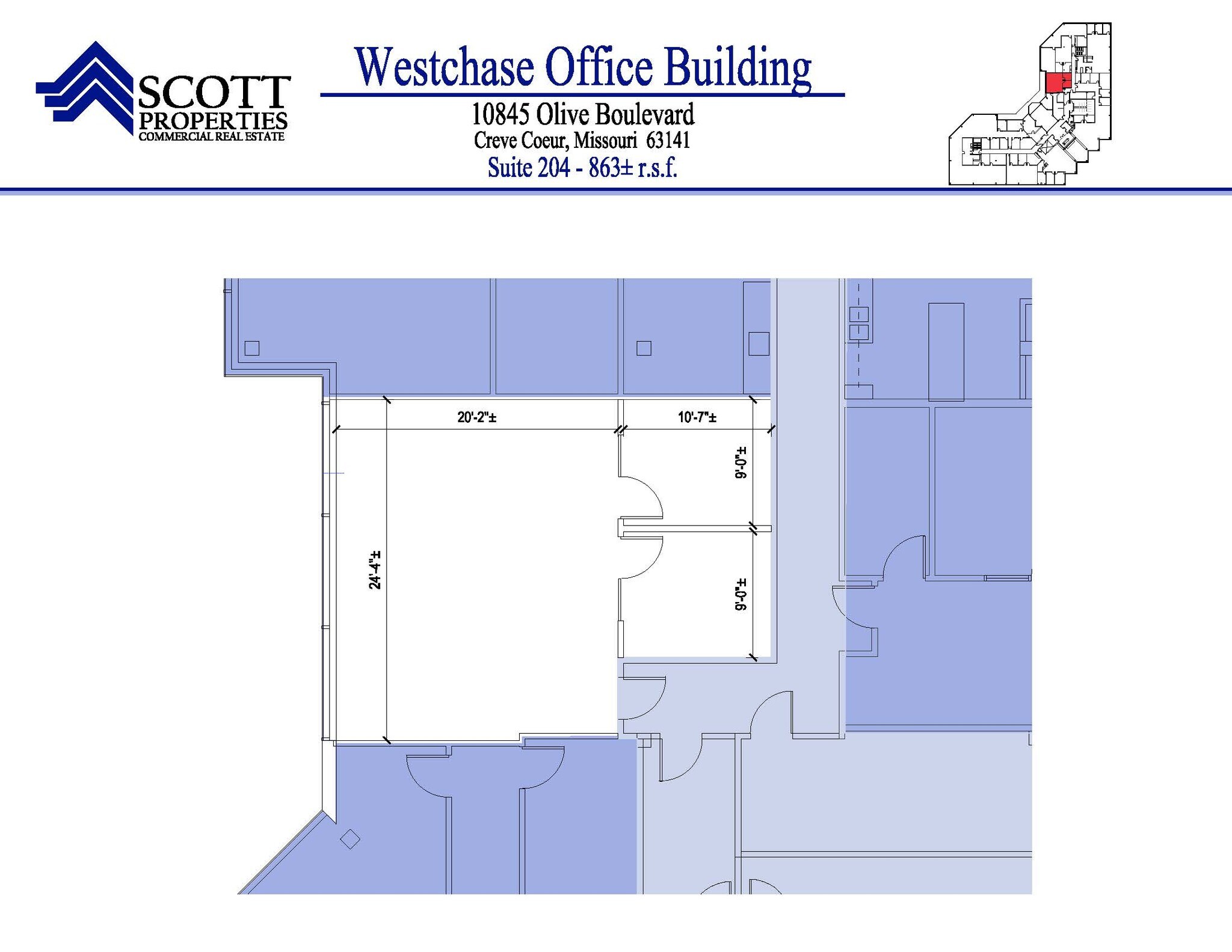 10845 Olive Blvd, Creve Coeur, MO à louer Photo du bâtiment- Image 1 de 1