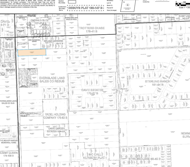 5000 S Davie Rd, Davie, FL à vendre - Plan cadastral - Image 1 de 1