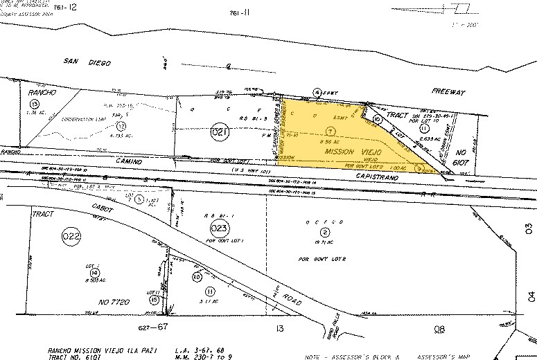 27324 Camino Capistrano, Laguna Niguel, CA à louer - Plan cadastral - Image 3 de 7