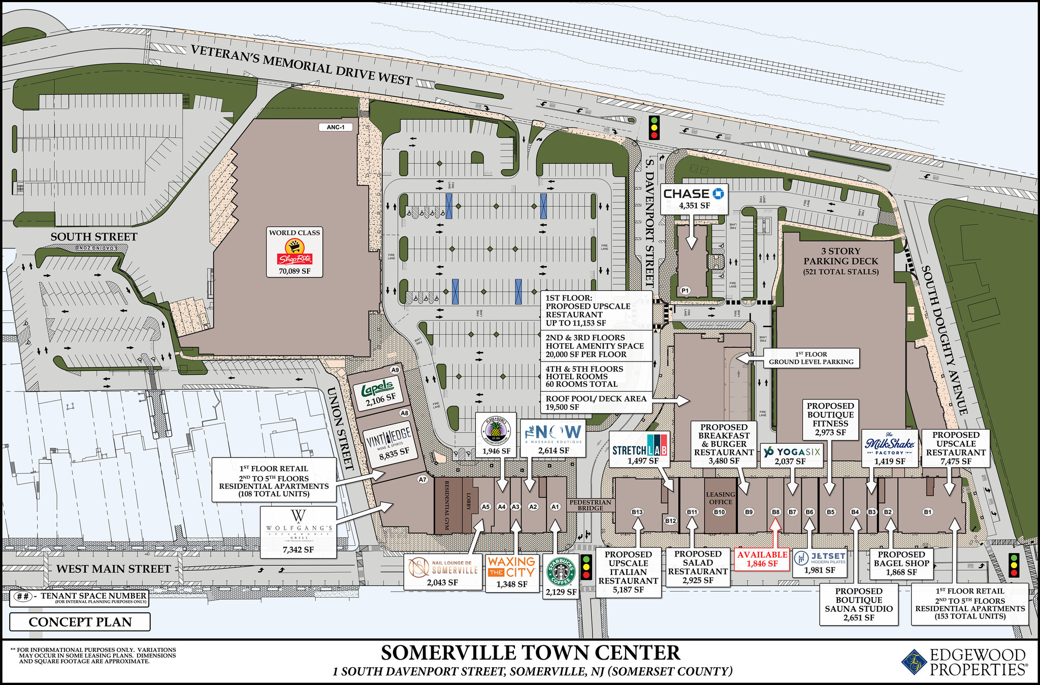 100 Veterans Memorial Dr W, Somerville, NJ for lease Site Plan- Image 1 of 1