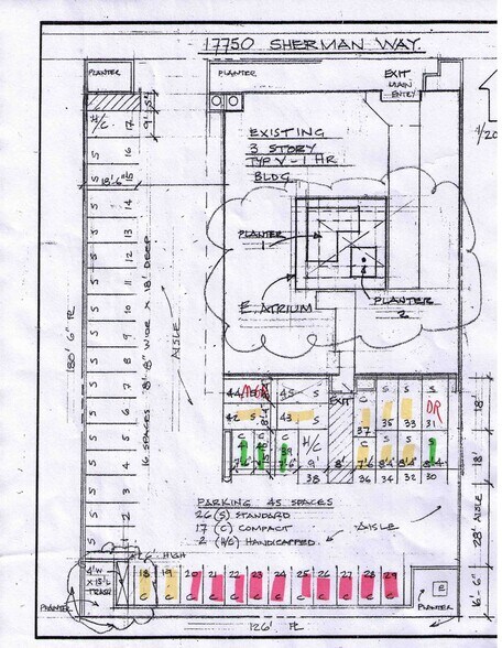17742-17750 Sherman Way, Reseda, CA à louer - Plan de site - Image 1 de 30