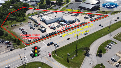 1070 Versailles Rd, Frankfort, KY - AERIAL  map view - Image1