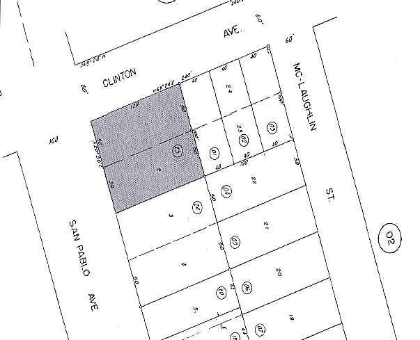 12488-12492 San Pablo Ave, Richmond, CA à vendre - Plan cadastral - Image 2 de 3