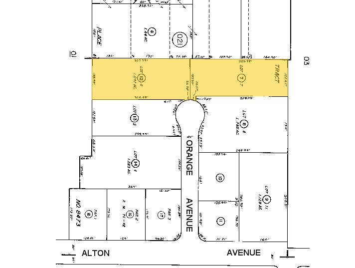 3000-3022 Orange Ave, Santa Ana, CA for lease - Plat Map - Image 2 of 3
