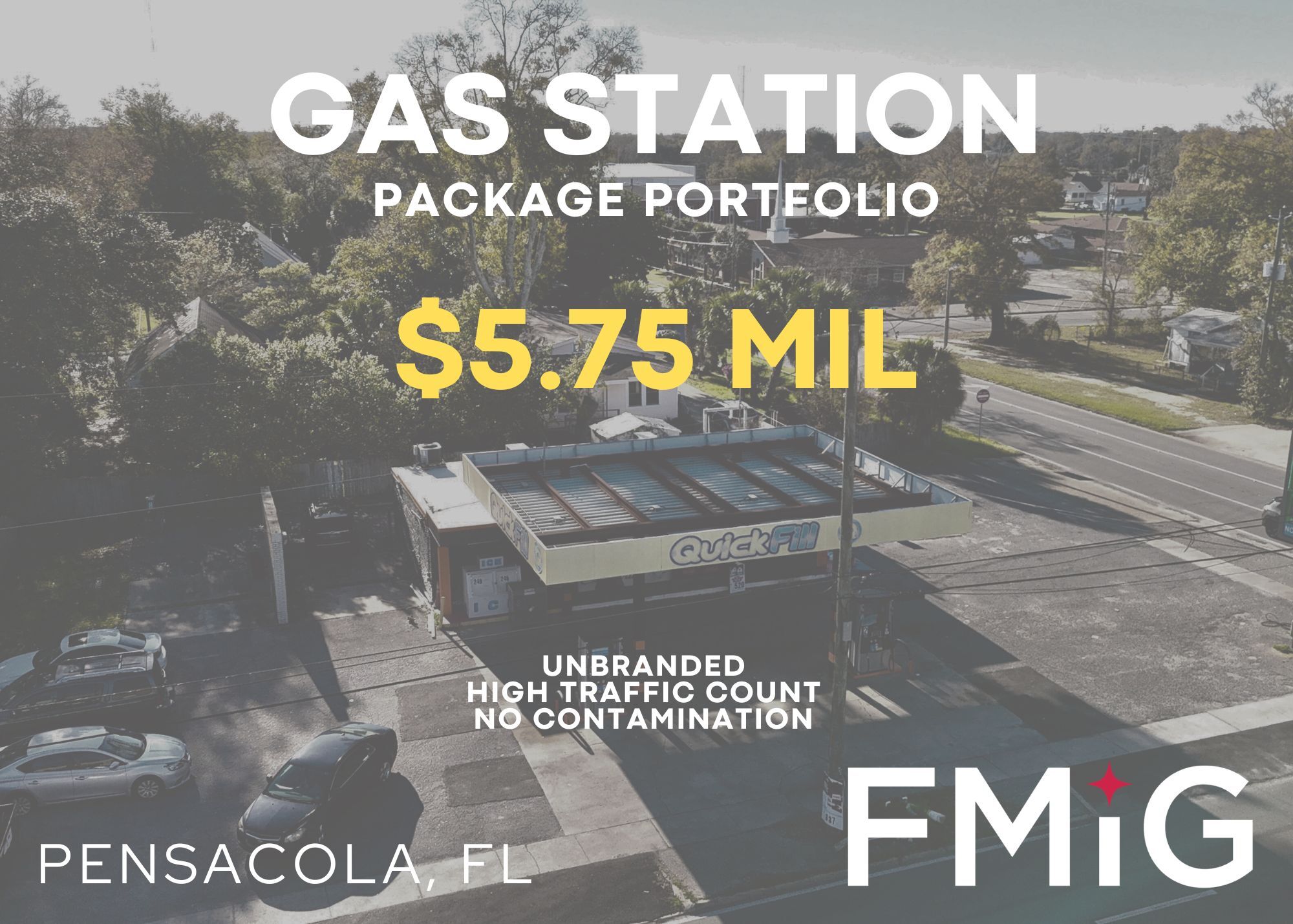 5 Gas Stations Unbranded Pensacola FL portefeuille de 5 propriétés à vendre sur LoopNet.ca Photo principale- Image 1 de 2