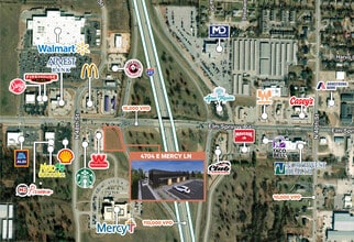4704 Mercy Ln, Springdale, AR - Aérien  Vue de la carte - Image1