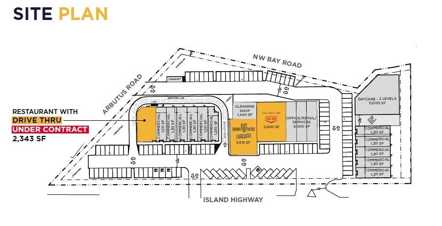 1209 Island Hwy E, Parksville, BC for lease Floor Plan- Image 1 of 1