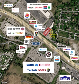 Plus de détails pour 283 London Shopping Ctr, London, KY - Commerce de détail à louer