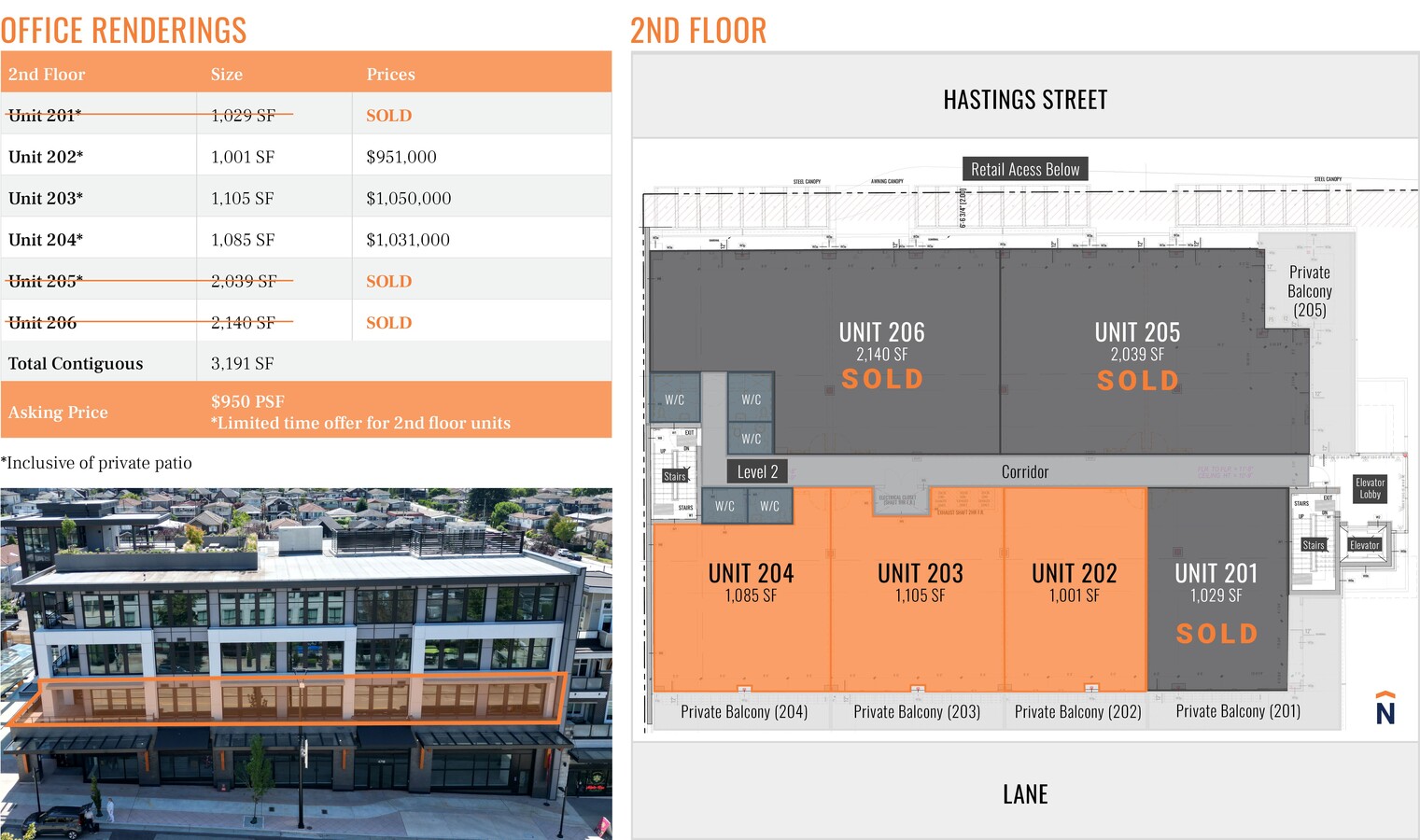 4756 Hastings St, Burnaby, BC V5C 0P4 - Unit 202 -  - Floor Plan - Image 1 of 1