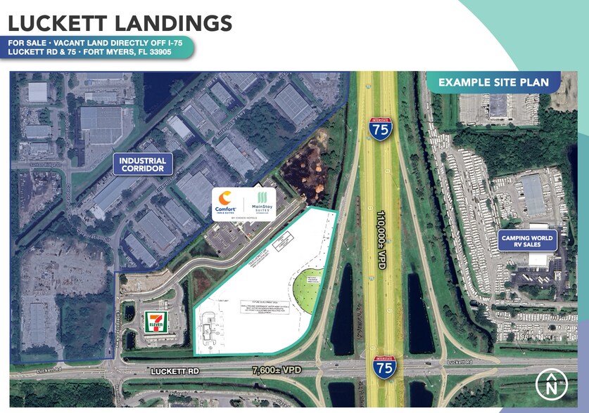 5151 Luckett Rd, Fort Myers, FL à vendre - Aérien - Image 2 de 2
