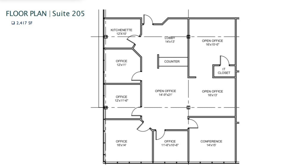 100 W Old Wilson Bridge Rd, Worthington, OH for lease Floor Plan- Image 1 of 1
