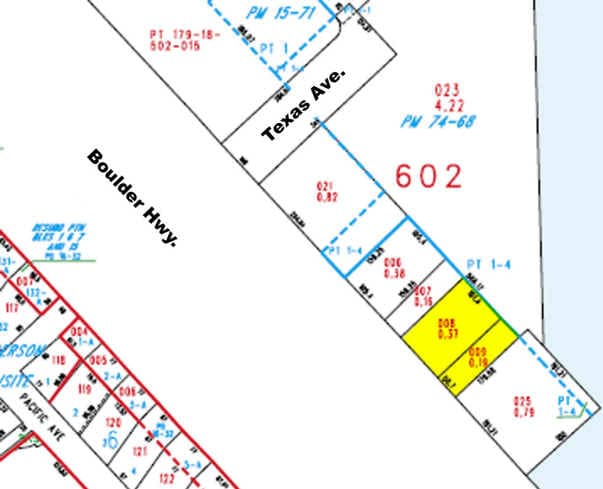 310 S Boulder Hwy, Henderson, NV à louer - Plan cadastral - Image 3 de 58