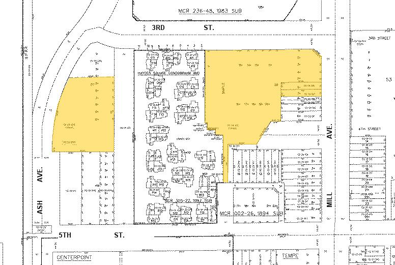 350 S Mill Ave, Tempe, AZ à louer - Plan cadastral - Image 3 de 12