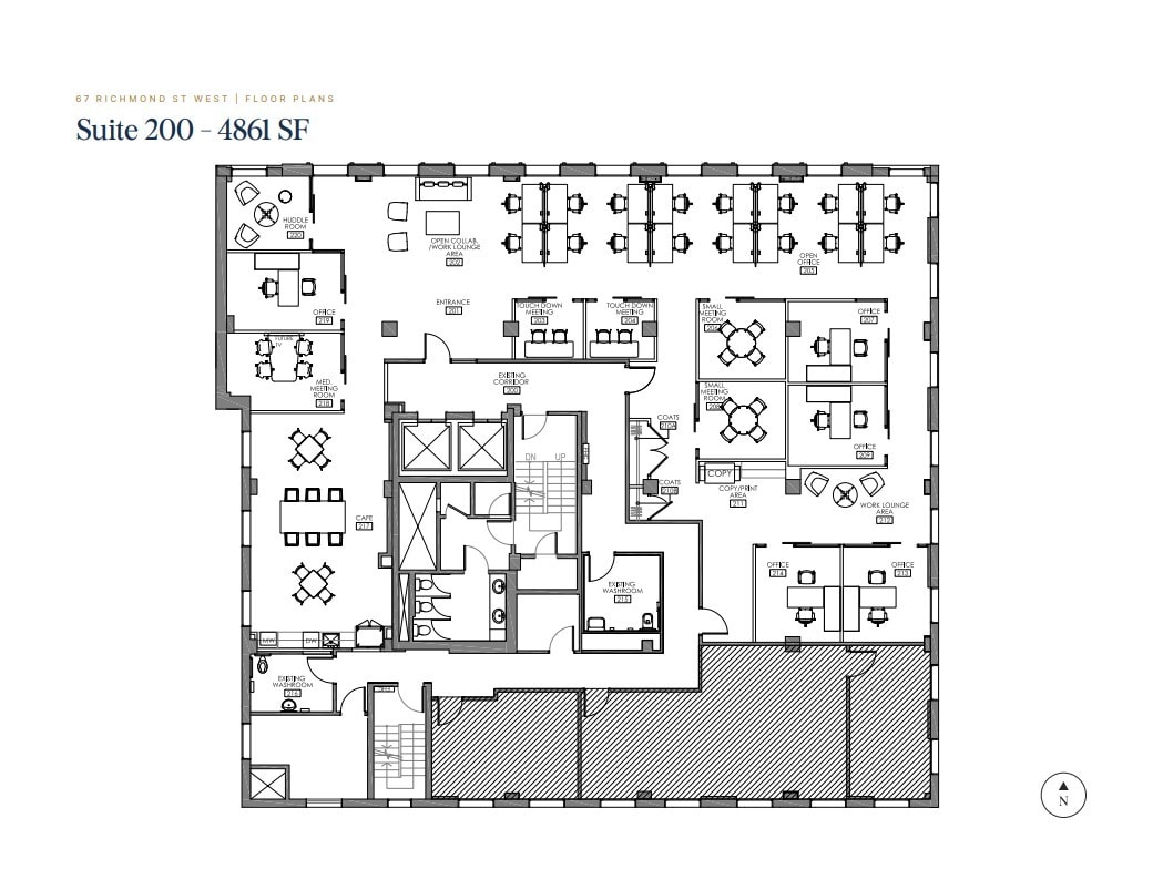 67 Richmond St W, Toronto, ON à louer Plan d’étage- Image 1 de 1