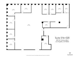 5901 W Century Blvd, Los Angeles, CA à louer Plan d’étage- Image 2 de 3