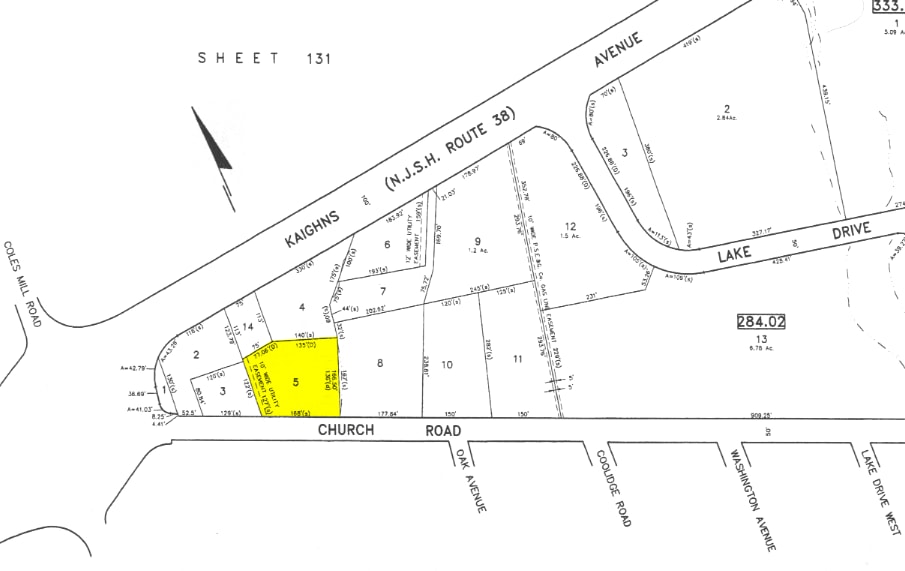 2431 Church Rd, Cherry Hill, NJ for sale - Plat Map - Image 2 of 5