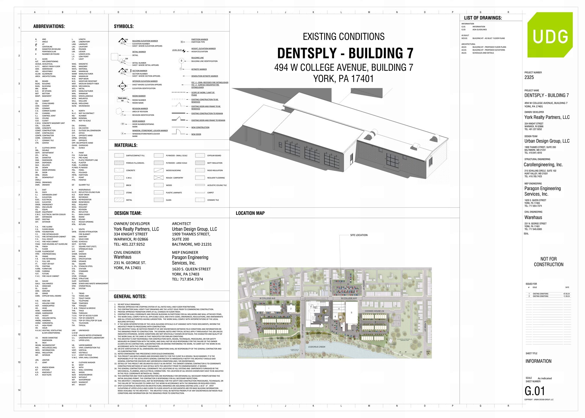 500 W College Ave, York, PA à louer Plan de site- Image 1 de 2