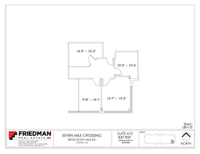 38705 7 Mile Rd, Livonia, MI à louer Plan d  tage- Image 1 de 1