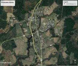 __, Princess Anne, MD - AÉRIEN  Vue de la carte