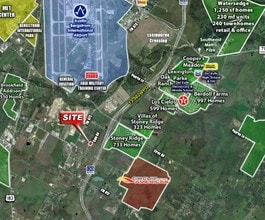 10902 McAngus Rd, Del Valle, TX - AERIAL  map view