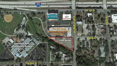 6th Ave S & DR MLK St, Saint Petersburg, FL - AERIAL map view
