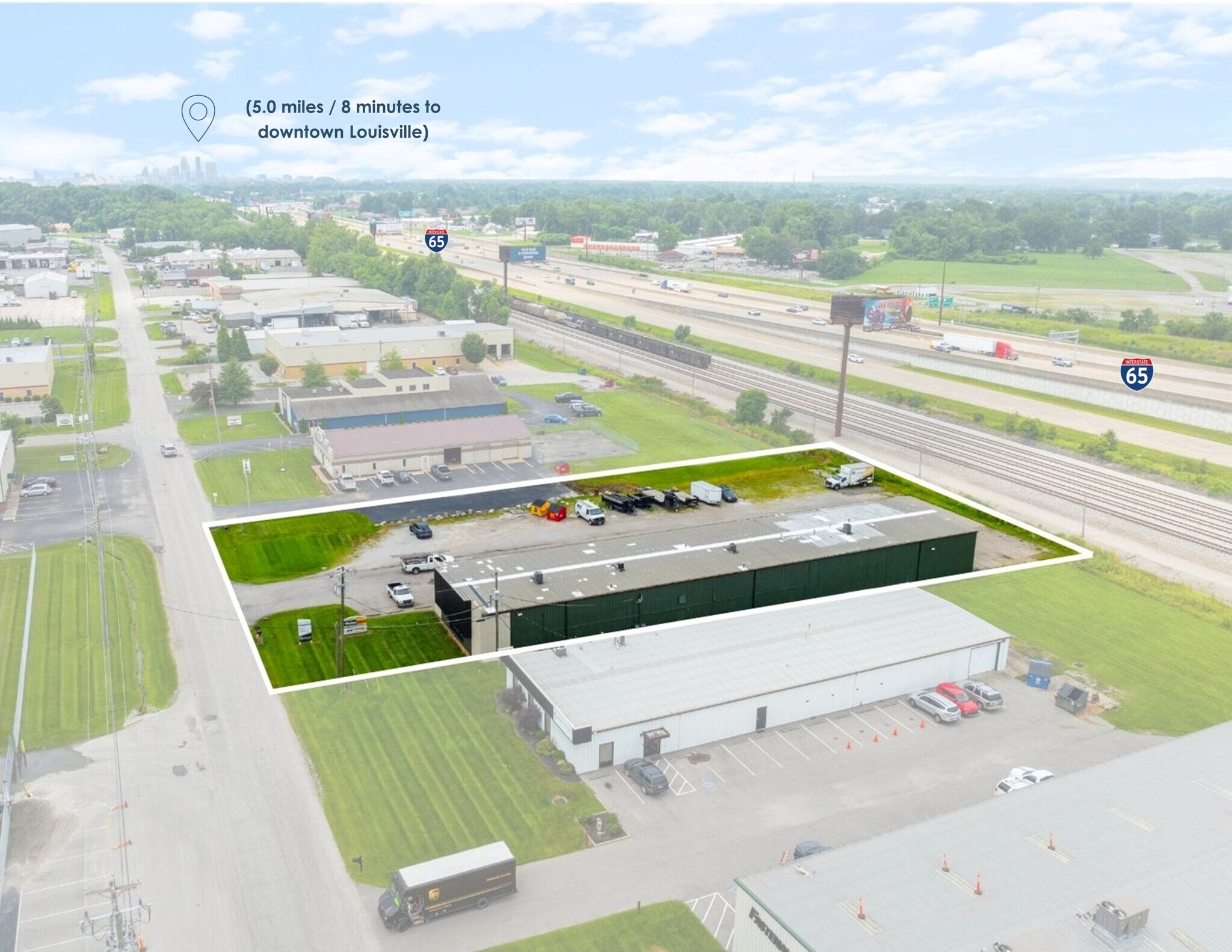 3307-3313 Industrial Pky, Jeffersonville, IN à louer Aérien- Image 1 de 6