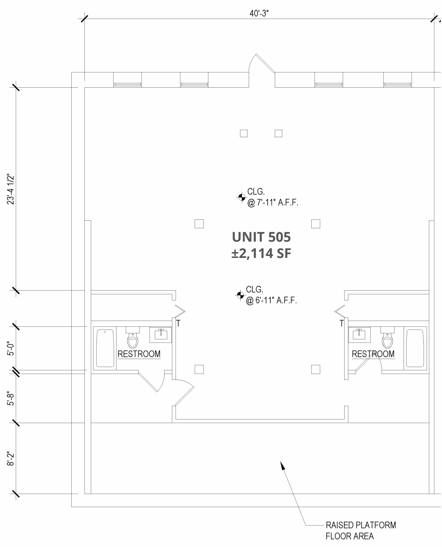 508 E River St, Savannah, GA for lease Floor Plan- Image 1 of 1