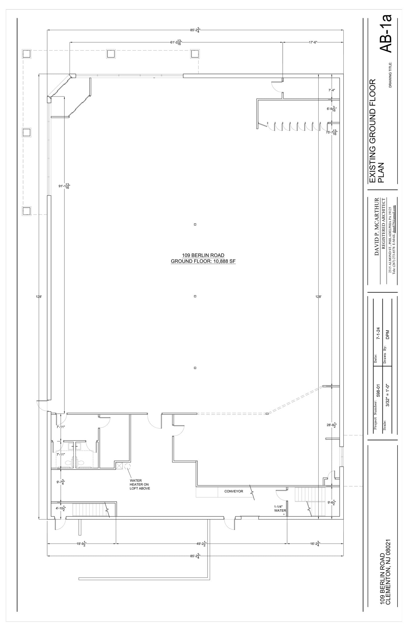 109 Berlin Rd, Clementon, NJ for lease Site Plan- Image 1 of 1
