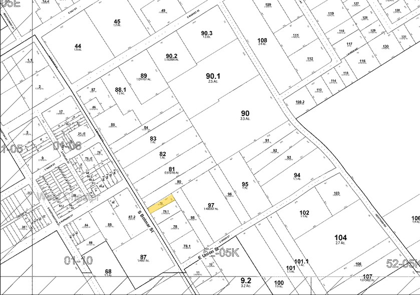 207 S Bolmar St, West Chester, PA à vendre - Plan cadastral - Image 2 de 12