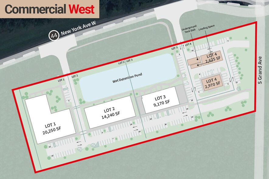 2190 New York Ave, Deland, FL à louer - Plan de site - Image 3 de 6