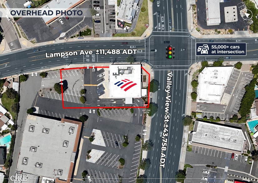 12421 Valley View St, Garden Grove, CA for sale - Aerial - Image 3 of 7