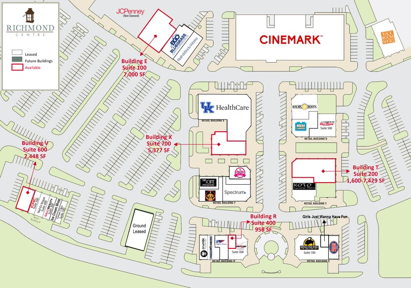 2027-2185 Barnes Mill Rd, Richmond, KY à louer - Plan de site - Image 2 de 11