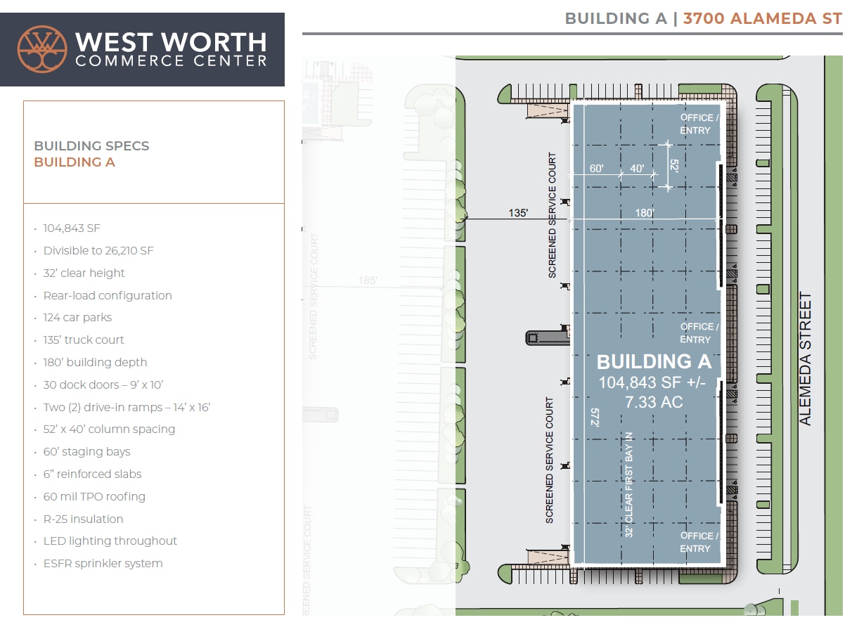3601 Alemeda St, Fort Worth, TX for lease Site Plan- Image 1 of 1