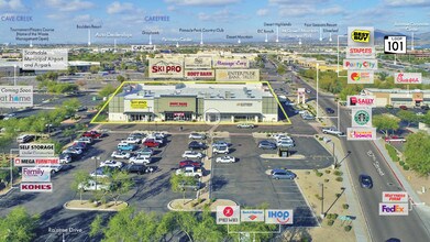 8698 E Raintree Dr, Scottsdale, AZ - AÉRIEN Vue de la carte